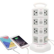 USB Power Strip, Bukm 14-Outlet Surge Protector, 4-Port USB Travel Charger Charging Station with 6.5 Feet Cord... N7