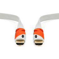 FLAT Cable HDMI 25' High Speed HDMI Flat Wire CL3 Rated - Ethernet Audio Return Channel ( ARC ) 3D 4K UHD 2160p... N7
