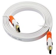 FLAT Cable HDMI 25' High Speed HDMI Flat Wire CL3 Rated - Ethernet Audio Return Channel ( ARC ) 3D 4K UHD 2160p... N8