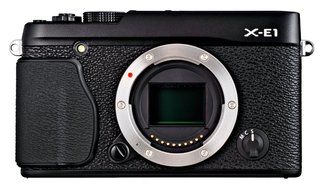 Fujifilm X-E1 16.3 MP Compact System Digital Camera with 2.8-Inch LCD - Body Only (Silver) N2