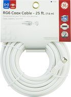 GE 73282 25-Feet RG6 Video Cable, White N2