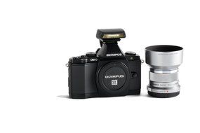 Olympus OM-D E-M5 Mirrorless Digital Camera with M. Zuiko 45mm f/1.8 Lens and FL-LM2 Flash Premium Edition Bundle...