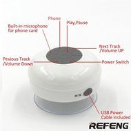 ReFeng RF510 HD Water Resistant Bluetooth 3.0 Shower Speaker with CE&amp;ROHS Certificate (UV White) N6