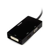 Teorder Thunderbolt Mini Display Port DP to HDMI DVI VGA Adapter Audio Video Full HD 1080p HDTV Adaptor for Mac... N6