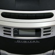 Tyler MP3/CD Boombox Player TAU103-SL with Tape Cassette Player/Recorder, USB/SD Card Reader, Headphone Jack Line-In... N5
