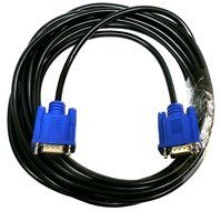 Importer520 HD15 Male to Male VGA Video Cable for TV Computer Monitor (25Ft, Blue Connector) N11
