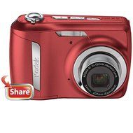 Kodak Easyshare C142 10 MP Digital Camera with 3xOptical Zoom and 2.5-Inch LCD (Red)
