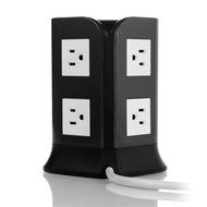 Smart 8-Outlet Home / Office Surge Protector 930 Joules Power Strip 4000W 110-250V Worldwide Voltage Power Socket... N4