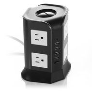 Smart 8-Outlet Home / Office Surge Protector 930 Joules Power Strip 4000W 110-250V Worldwide Voltage Power Socket... N6