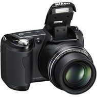 Nikon L105 12.1 MP Digital Camera with 15x Optical Zoom - Black