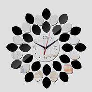 Fashion Clock Wall Clocks Watch Diy 3d Acrylic Mirror sticker Home Decoration N3