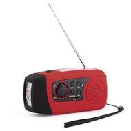 Solar LED Flashlight, OUTAD Portable Hand Crank Self Powered Emergency Radio with 2000mAh Smart Phone Charger,... N4