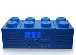 LEGO Brick Boombox with CD player Blue --LG 11003 - 2010