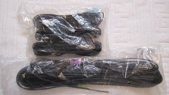 Set 5 Bose speaker wire. Black.For Lifestyle or Acoustimass system N5