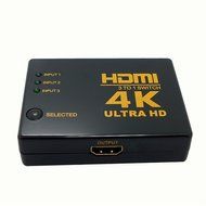 1JUSTLINK 3 Port HDMI Switch 3x1 3 in 1 out 4K HDMI Switch Hub V1.4B HDMI Switch Switcher Splitter Adapter Cable... N4