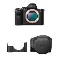 Sony Alpha a7II Interchangeable Digital Lens Camera - Body Only with LCSELCB/B Soft Carrying Case (Black)