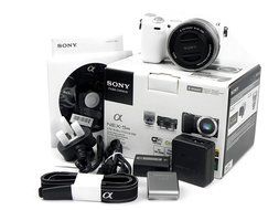 Sony Nex5rl 16.1 Mp Compact Digital Camera White with 16-50mm Power Zoom Lens Kit N6