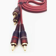 Gold-Plated 3.5mm Male to 2-Male RCA [Left / Right] Stereo Audio Y Cable, Dual Shielded 1-2rca Audio Auxiliary... N6