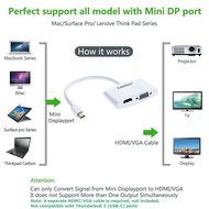 Mini DP to HDMI VGA Adapter,CableDeconn Multi-Function Mini DisplayPort (Compatible Thunderbolt) to HDMI VGA Converter... N5