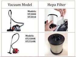 Ovente Replacement Parts for Ovente ST2500R, ST2510R Canister Vacuum, Not Compatible with ST2000/ST2010 Models N2