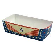 Hoffmaster 610907 Old Glory Loaf Pan, Large, 1-3/4" Wall 2-5/8" x 5-1/2" (Pack of 300)