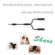 DIKOO 35510011 AUX 3.5mm Male to Male Stereo Audio Cable with In-line Microphone N52