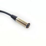 InstallerParts 10 ft XLR 3P Male 1/4" Mono Microphone Cable -- Professional Series -- Stage, DJ, Pro, Studio Cable N12