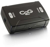 C2G / Cables To Go 40019 Optical to Coaxial Digital Audio Converter (Black) N3