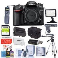 Nikon D7200 DX-format DSLR Camera - Bundled w/Camera Case, 32/16GB Class 10 SDHC Cards, Spare Battery, Video Light...