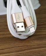 Zeuste Lightning Charging Cable for iOS Devices, 3-Pack (3 Feet, 6 Feet, 10 Feet) - Gold N7