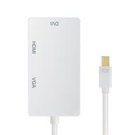 OMorc 3-in-1 Mini DisplayPort (Thunderbolt) to DVI VGA HDMI TV Adapter Cable for Apple iMac and MacBook Surface... N7