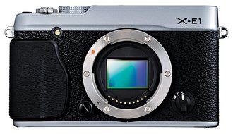 Fujifilm X-E1 16.3 MP Compact System Digital Camera with 2.8-Inch LCD - Body Only (Silver) N3