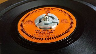 Custom Aluminum 45 Rpm Record Adapter (New). N8
