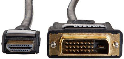 AmazonBasics HDMI to DVI Adapter Cable - 25 Feet (7.6 Meters) N3