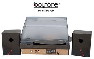 Boytone Bt-14Tbb-Sp Full Size Turntable 3 Speed 33/45/78 Rpm N6