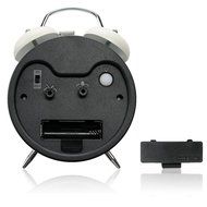Peakeep 4" Twin Bell Alarm Clock with Stereoscopic Dial, Backlight, Battery Operated Loud Alarm Clock N6