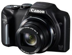 Canon PowerShot SX170 digital camera wide angle 28mm optical 16x zoom PSSX170IS - International Version (No Warranty) N2