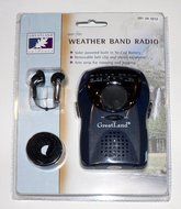 Solar Powered Am/fm Weather Band Radio By Greatland Outdoors