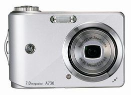 GE A730 7MP Digital Camera with 3x Optical Zoom (Silver) N5