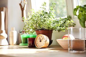 Lemnos MUKU Wooden Desktop Clock Beech