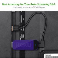 Micro USB Cable, Ugreen USB Power Cable Charging for Fire TV Stick, Chromecast, Roku 6 Inches (Left+Right) N6