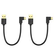 Micro USB Cable, Ugreen USB Power Cable Charging for Fire TV Stick, Chromecast, Roku 6 Inches (Left+Right) N8