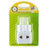 Yubi Power 2 in 1 Universal Travel Adapter with 2 Universal Outlets - Built in Surge Protector - 3 Pack - Black... N114