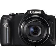 CANON PowerShot SX170 IS 3-Inch LCD 16 Megapixel Compact Camera, Black