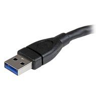StarTech.com 6-Inch USB 3.0 Extension Adapter USB 3.0 Port Saver Cable, Black (USB3EXT6INBK) N2