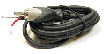 Philmore 6-ft RCA Male Shielded Cable To Bare Wire For Speakers &amp; Subwoofer N4