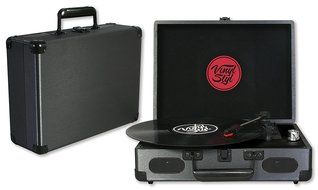 Vinyl Styl Groove Portable 3 Speed Turntable (Graphite) N6