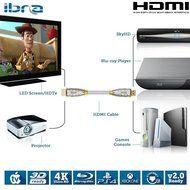 IBRA&reg; 5 Feet Ultra Advanced High Speed HDMI Cable. Advanced display resolutions. Capable beyond 1080p to 2160p... N3