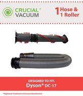 Dyson DC17 Hose &amp; Roller, Part # 911645 &amp; 911961-01, Designed &amp; Engineered by Crucial Vacuum