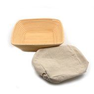 AngelaKerry 1pcs 34x15.5x7cm (1.3x0.6x0.2.8 inch) Banneton Brotform Long-Strip Bread Proofing Basket Handmade N34